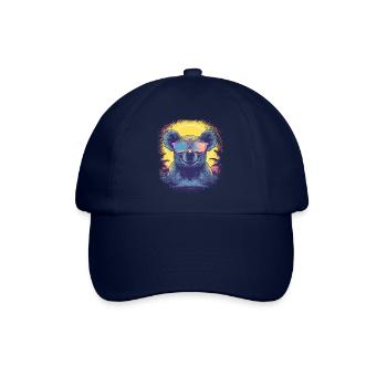 climate change zoo animal funny sayings - Baseball Cap - blue/blue - Front