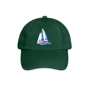Segler Segelsport Segelschiff Segeln Segelboot - Baseballkappe - Flaschengrün - Vorne