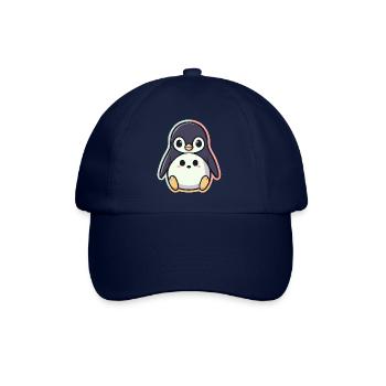 Pingouin kawaii - Casquette classique - bleu/bleu - Devant