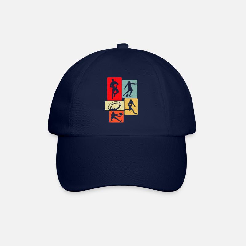 Rugby - Casquette classique - bleu/bleu