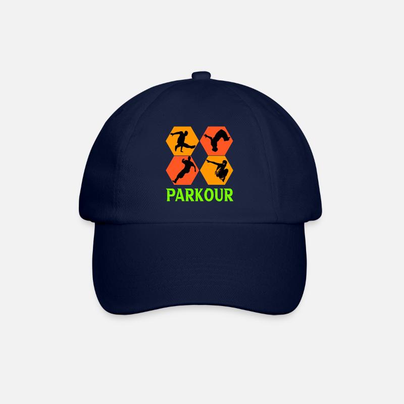 Le parkour - Casquette classique - bleu/bleu