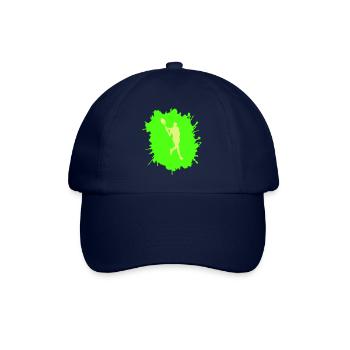 tennis klecks - Baseballkappe - Blau/Blau - Vorne