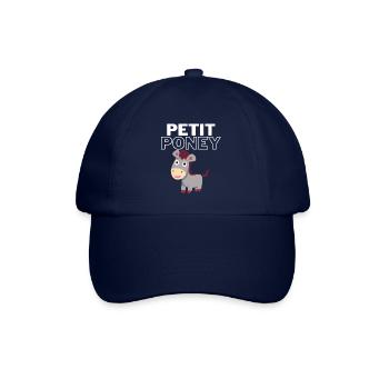 Petit poney - Casquette classique - bleu/bleu - Devant