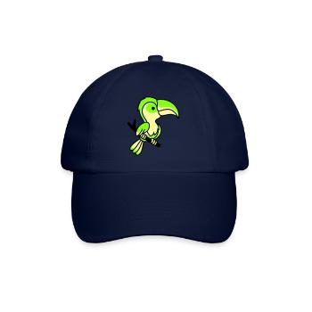 papagei - Baseballkappe - Blau/Blau - Vorne