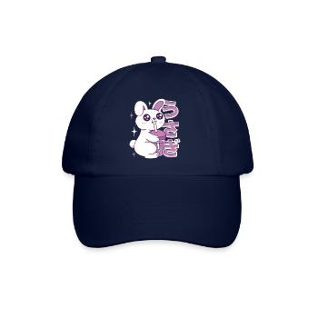 Kawaii Bunny Bubble Tea - Baseball Cap - blue/blue - Front