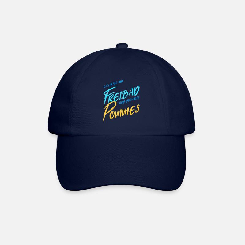 das Beste am Freibad - Baseballkappe - Blau/Blau
