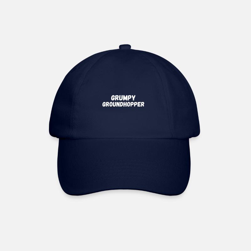 GRUMPY GROUNDHOPPER - Baseball Cap - blue/blue