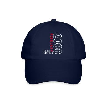18th Birthday February Vintage 2006 Vintage - Baseball Cap - blue/blue - Front