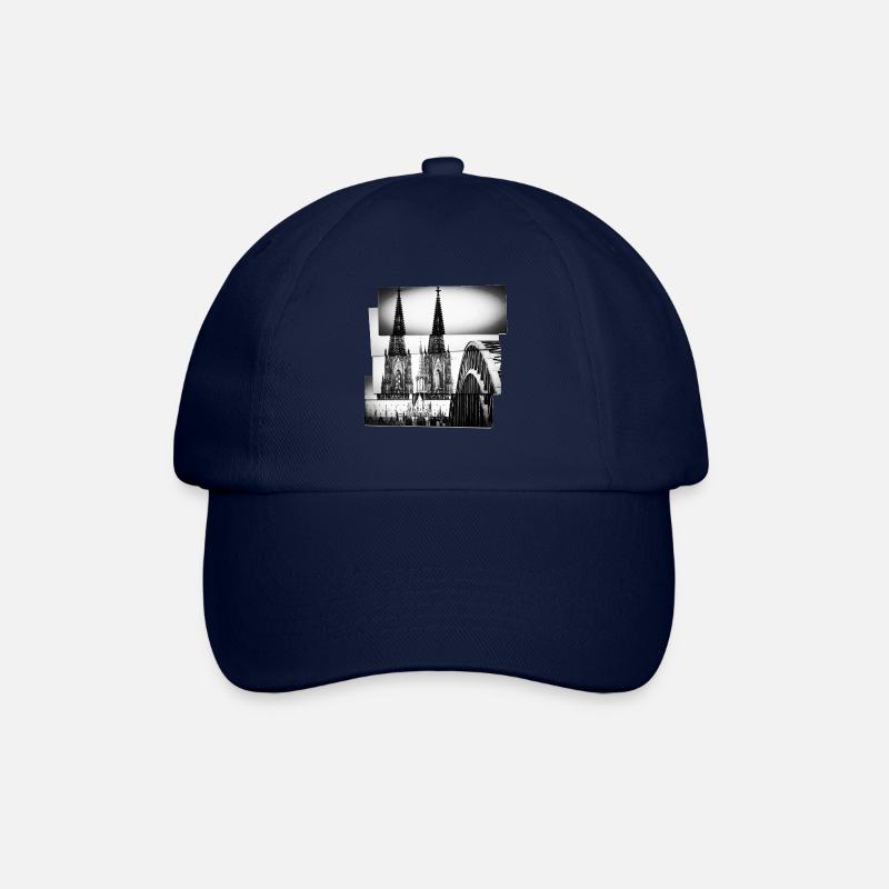 Kölner Dom - Baseballkappe - Blau/Blau
