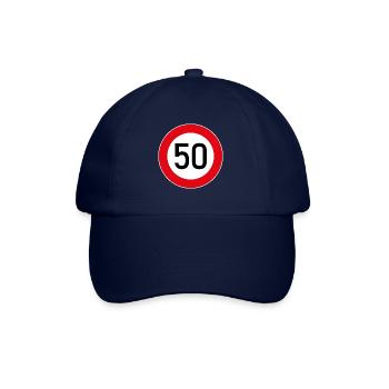 Tempo 50 - Baseballkappe - Blau/Blau - Vorne
