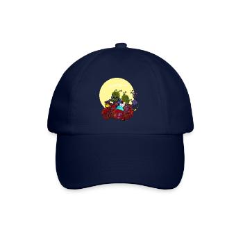 Aliens in sidecar - Baseball Cap - blue/blue - Front