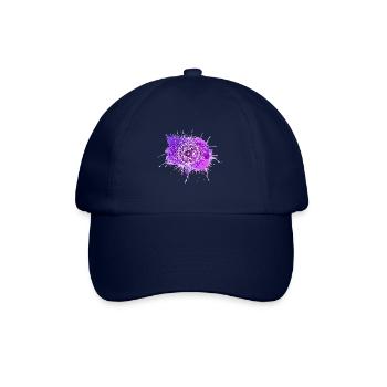 Mandala - Lila - Baseballkappe - Blau/Blau - Vorne