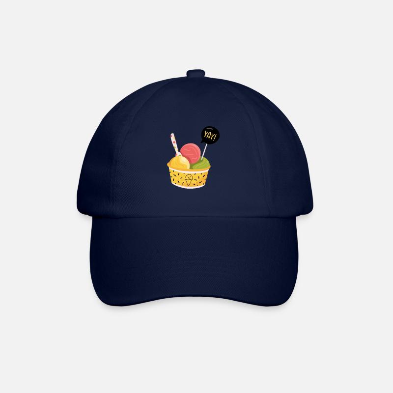 Eis - Baseballkappe - Blau/Blau