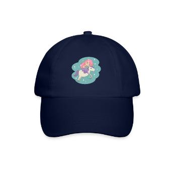 Einorn Meerjungfrau - Baseballkappe - Blau/Blau - Vorne