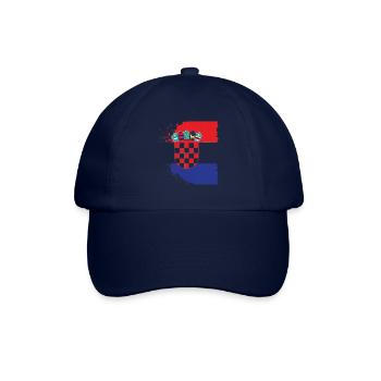 Croatie Croate Hrvatska Croatie Croates Croates Croates - Casquette classique - bleu/bleu - Devant