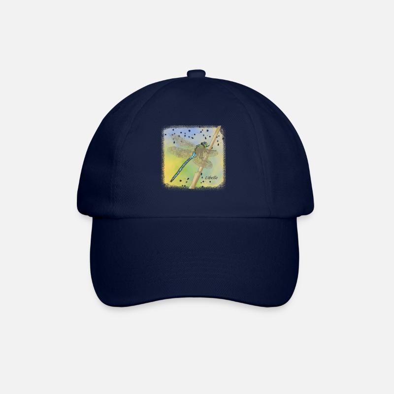 Libelle - Baseballkappe - Blau/Blau