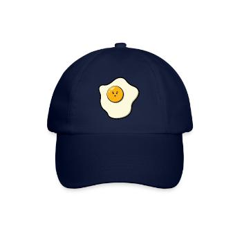 Oeuf au plat mignon - Casquette classique - bleu/bleu - Devant