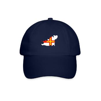 Map and Flag of Guernsey - Baseball Cap - blue/blue - Front