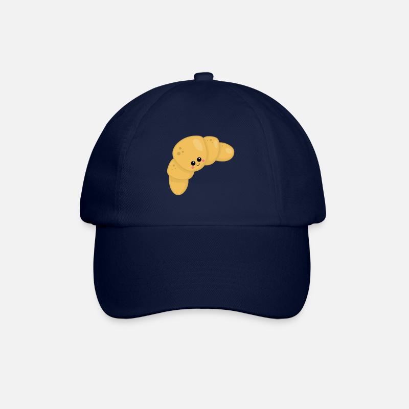 Croissant - Baseballkappe - Blau/Blau
