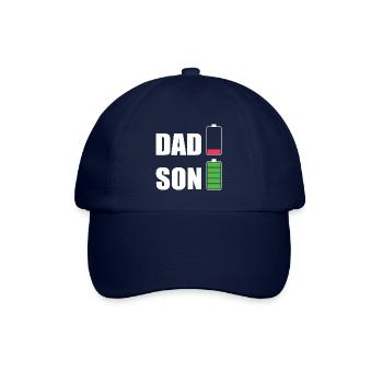 DAD & SON - Casquette classique - bleu/bleu - Devant