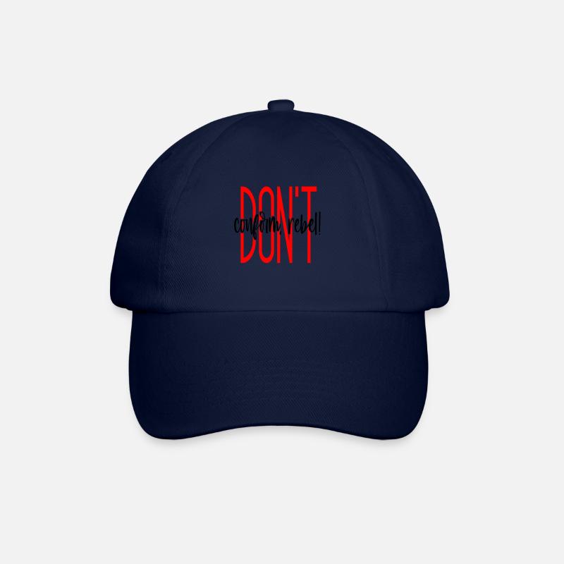 DONT rebelle conforme - Casquette classique - bleu/bleu