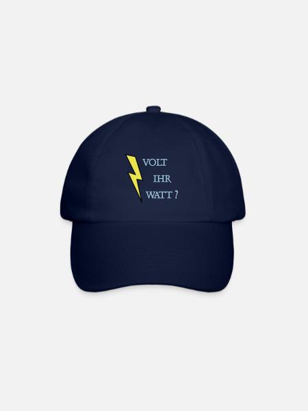 Volt Ihr Watt - Baseballkappe - Blau/Blau