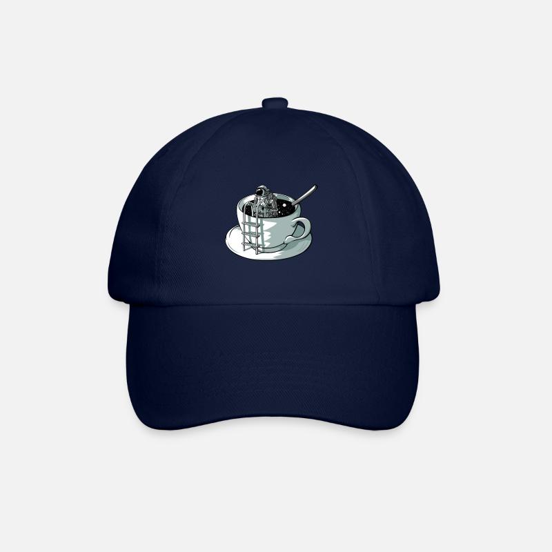 Weltraumkaffee - Baseballkappe - Blau/Blau