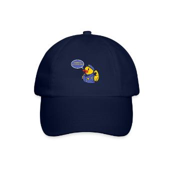 Ente Badewanne Entspannung - Baseballkappe - Blau/Blau - Vorne