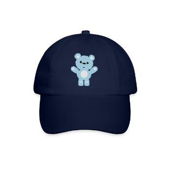 Teddybär - Baseballkappe - Blau/Blau - Vorne