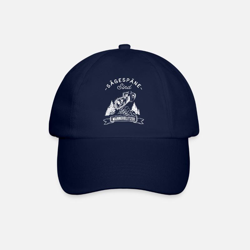 Männerglitzer - Baseballkappe - Blau/Blau