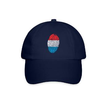 Fingerprint i love Luxembourg Luxembourg - Baseball Cap - blue/blue - Front