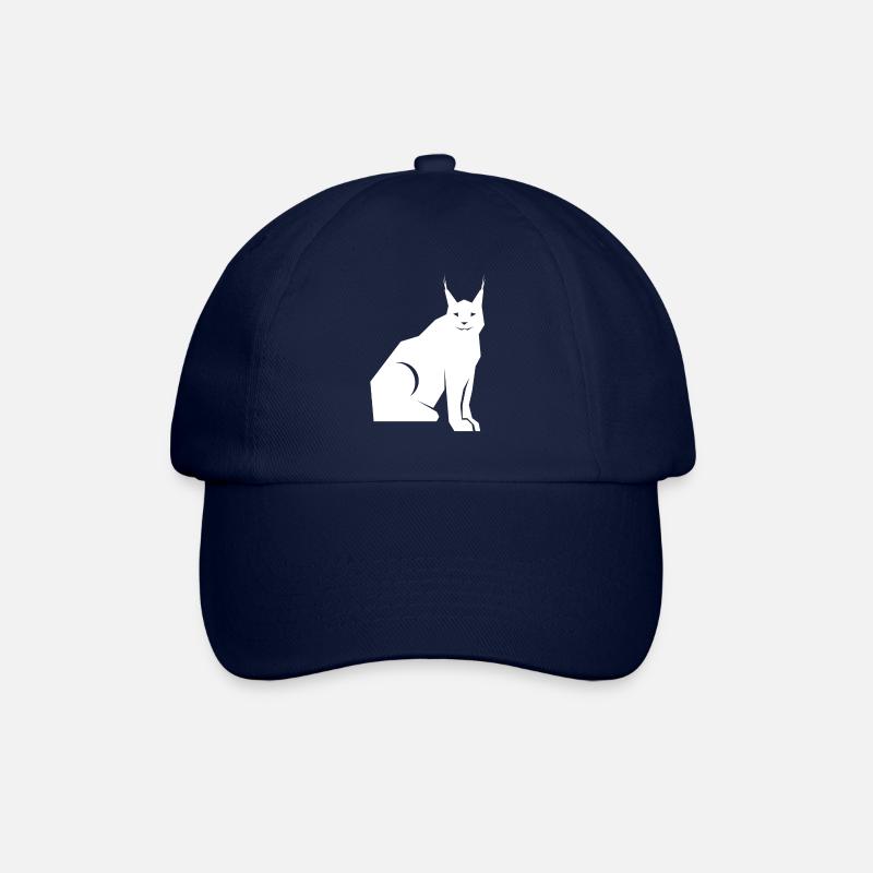 luchs - Baseballkappe - Blau/Blau