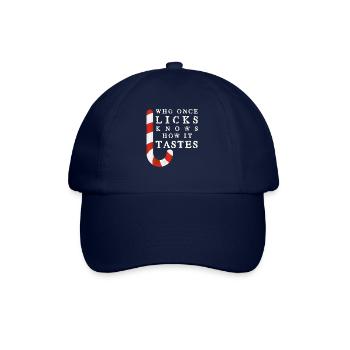 slogan drôle de Noël - Casquette classique - bleu/bleu - Devant