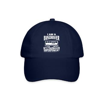 Funny Busdriver Shirt I Am A - Baseballkappe - Blau/Blau - Vorne