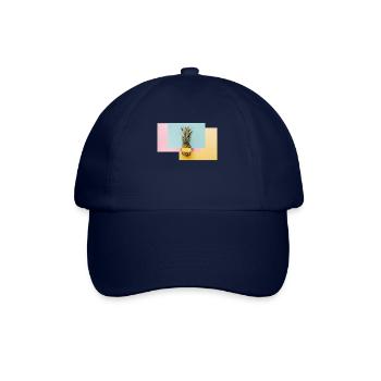 Colorful pineapple / gift idea - Baseball Cap - blue/blue - Front