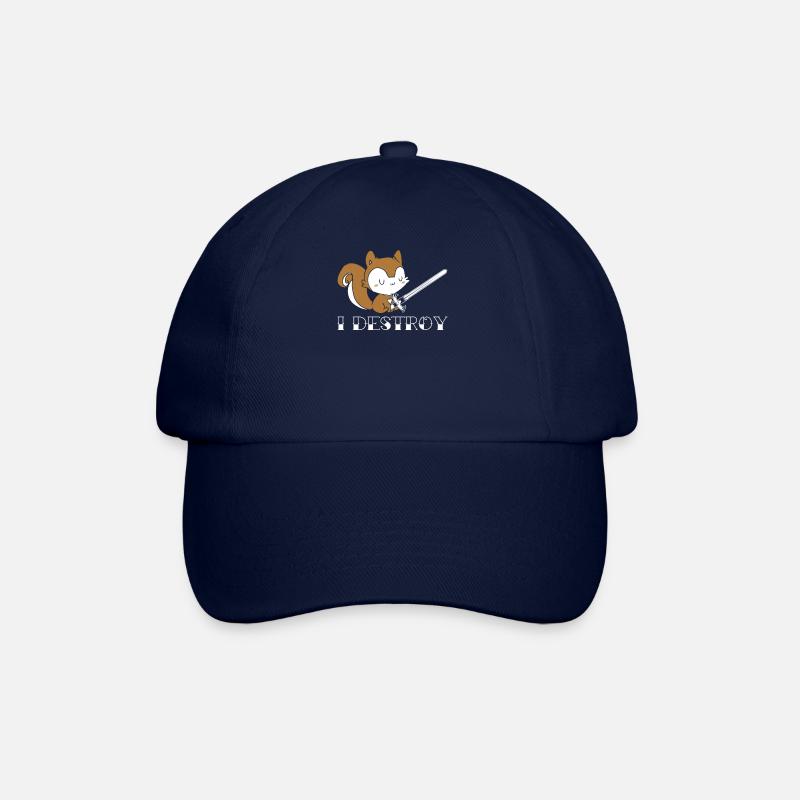 Je détruis - Casquette classique - bleu/bleu