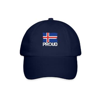 drapeau fierté, drapeau ascendance autochtone Islande .png - Casquette classique - bleu/bleu - Devant