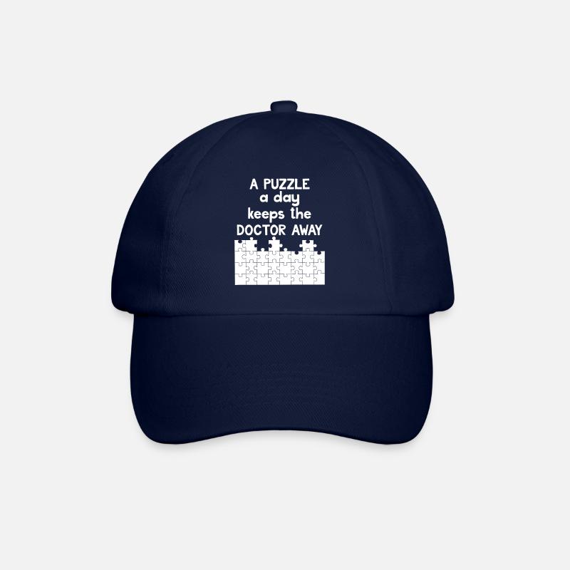 Puzzle - Puzzles - Puzzle - Cadeau - Casquette classique - bleu/bleu
