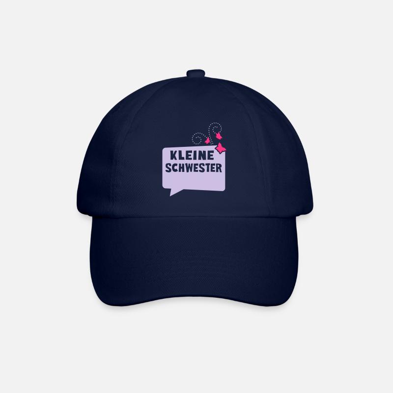 Kleine Schwester - Sprechblase - Baseballkappe - Blau/Blau
