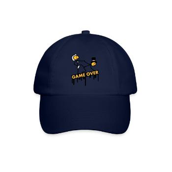 bachelor_party_game_over - Baseball Cap - blue/blue - Front