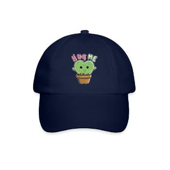 Kawaii Hug Me Cactus I Katus Funshirt Manga - Baseball Cap - blue/blue - Front