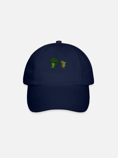 Brocoli Zombie - Cadeau végétalien avec monstre végétalien - Casquette classique - bleu/bleu