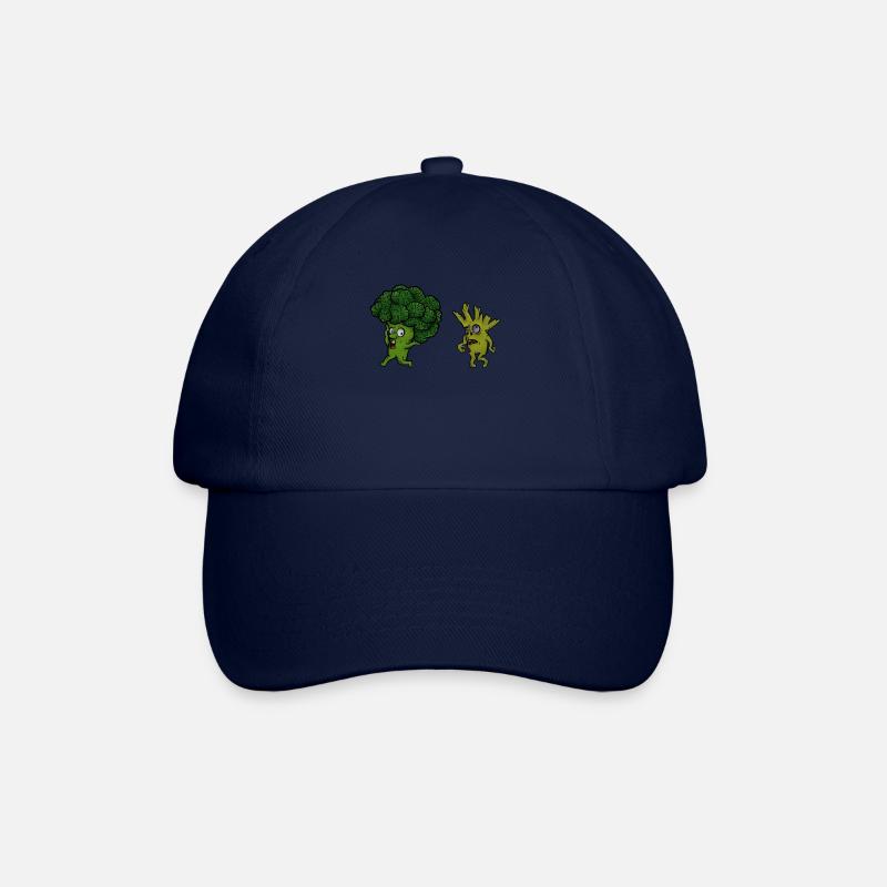 Brocoli Zombie - Cadeau végétalien avec monstre végétalien - Casquette classique - bleu/bleu
