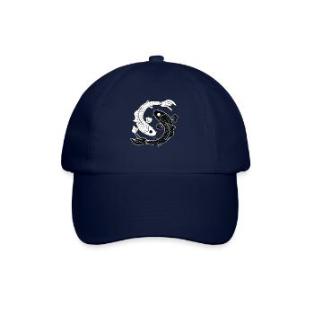 Balance de carpes Yin et Yang Koi - Casquette classique - bleu/bleu - Devant