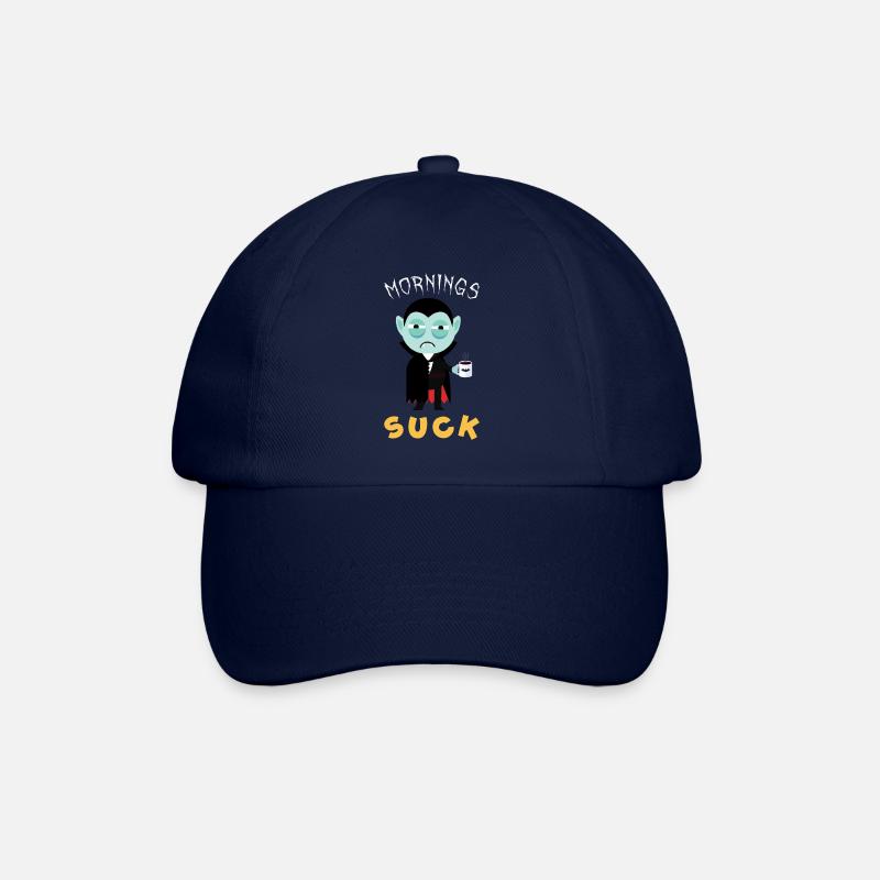 Getting up early is stupid vampires - Baseball Cap - blue/blue
