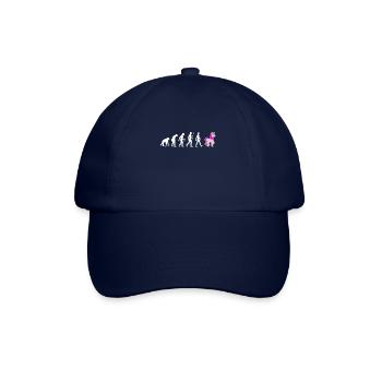 Funny Unicorn Evolution Fantasy Fairy Tales Gift - Baseball Cap - blue/blue - Front