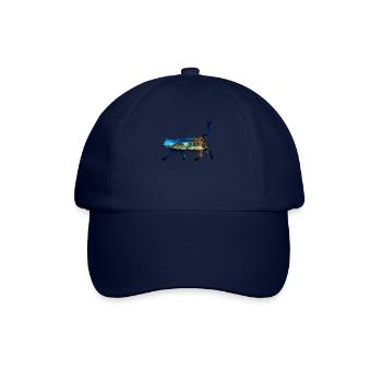 Singapur Urlaub Ferien Reisen Malaysia Geschenk - Baseballkappe - Blau/Blau - Vorne