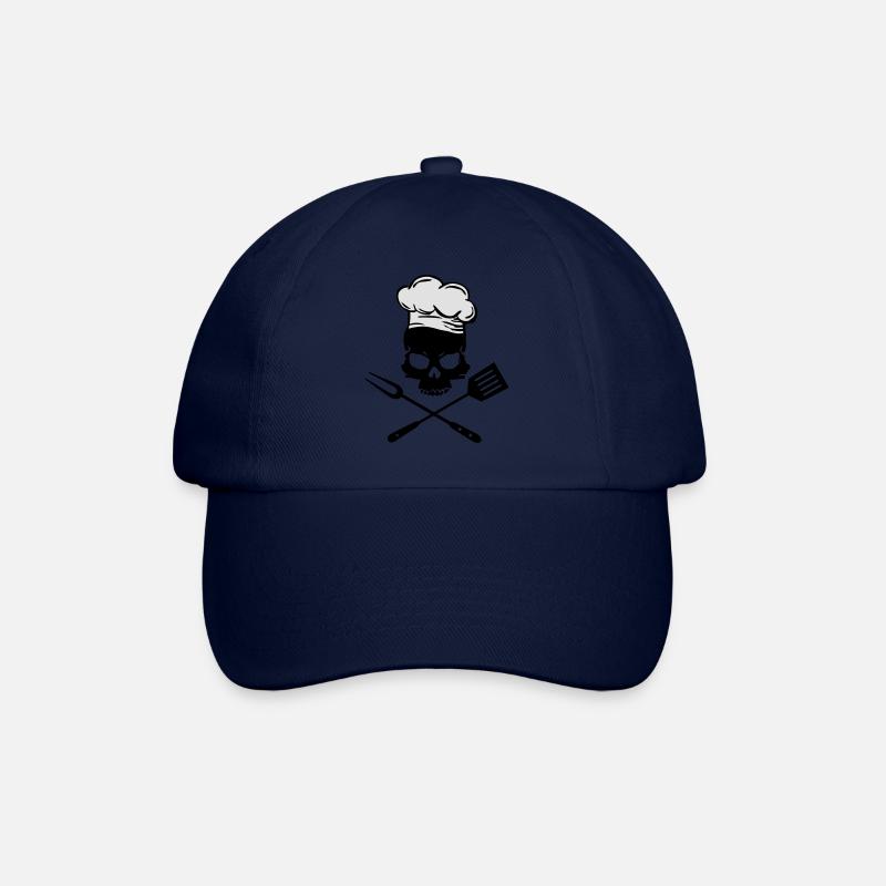 Grill Skull - Baseballkappe - Blau/Blau
