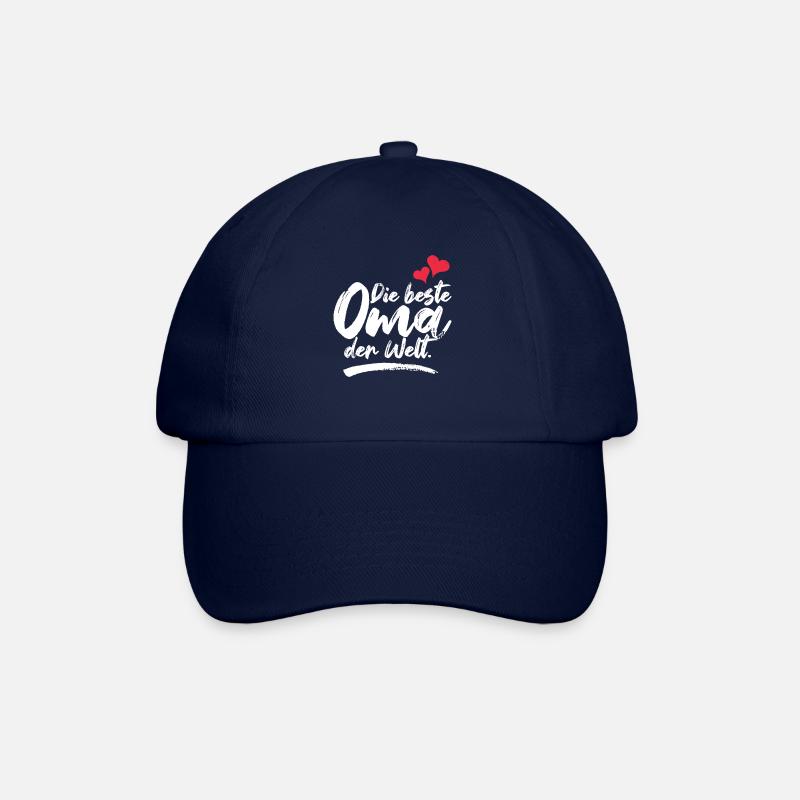 Die beste Oma der Welt - Baseballkappe - Blau/Blau