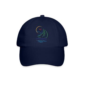 Voilier bateau sport bateau voile voilier - Casquette classique - bleu/bleu - Devant